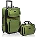 U.S. Traveler Rio Rugged Fabric Expandable Carry-On Luggage Set