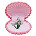 Sgift Mermaid Ring Mood Ring for Girls with Shell Gift Box,Mermaid Mood Jewelry Mermaid Gifts for Little Girls, Mermaid Mood Ring Adjustable for Kids,Mermaid Christmas Birthday Gifts for Girls