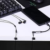 Chuangdi 50pk Black Self-Adhesive Cable Clips Wire Management for Car Home view 4