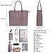 BAIMAY Laptop Bag for Women 15 15.6 Inch Work Tote Bag Office Handbag Business Briefcase Multi Pockets Laptop Shoulder Bag with Exquisite Pendant for Work School Travel