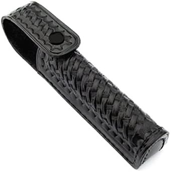 Tactical Light 3-Cell 9-Volt Law Enforcement Black Basketweave Holster