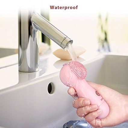 Spaire Cepillo para Limpieza Facial Belleza con Niveles de Vibración Silicona con