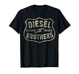 Diesel Brothers Custom Trucks Vintage Sign Graphic T-Shirt