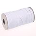 COTOWIN 1/2-inch White Braided Polyester Elastic Roll (50 Yards)
