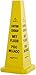 Amazon Basics Floor Safety Cone, Caution Wet Floor, 36 Inch, Bilingual, 6-Pack