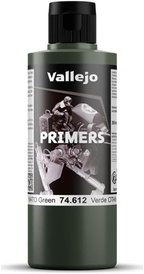 Vallejo Model Color 200 ml Polyurethane Primer NATO Green