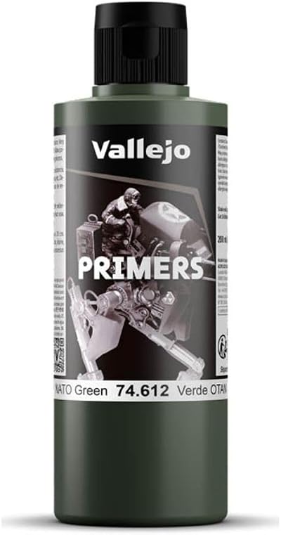 Vallejo Model Color 200 ml Polyurethane Primer NATO Green