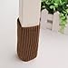 Rienar 24pcs Polyester Furniture Socks/Chair Leg Floor Protector,Coffee