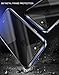 iPhone 7 Plus/ 8 Plus Case, MISSCASE Ultra Slim Magnet Protective Case with Metal Frame Tempered Glass Back [Magnetic Adsorption Technology] [Support Wireless Charging] (Blue & Black + Clear Back)