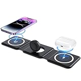 Wireless Charger 3 in 1, Magnetic Foldable Wireless