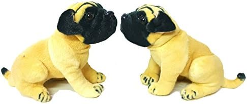 DPNY New 1 x Cute Small Pug Dog Soft Plush Cuddly Puppy Kids Toy Gift