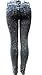 YES ME Premium Soft Stretch Black Acid WASH Denim Jeans Skinny Leg Pants