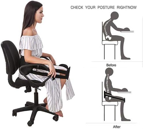 IMPORTIKAAH Lower Back Support Posture Belt - Improves Posture & Eases Lower Back Pain While You Sit (15 Mins A Day) - For Men & Women
