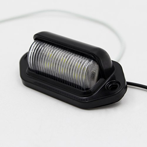 FXC 2x Car LED License Plate Tag Light 12V Side Marker Lights or Convenience Courtesy Door Step Lamp - Thumbnail 2