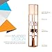 Brightech - Maxwell Shelf Floor Lamp - Modern Mood Lighting for your Living Room and Bedroom - Shade Diffused Light Source with Open-Box Shelves - Natural Wood