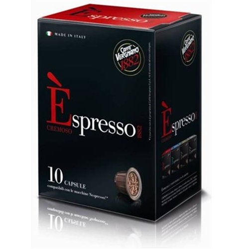 10 BiodegradableÈspresso Capsules byCaffe Vergnano,Nespresso
