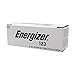 Energizer EL 1230P12 Photo Lithium 123, 3V Battery, 12-Pack (Silver/Black)