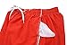 Adoretex Men's Guard Board Shorts Swim Trunks with Mesh Liner, Designed for Guard Uniform Swimwear (MG001) - Red - Medium