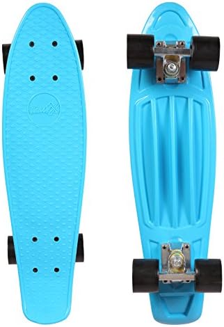 ORKAN Super Cruiser Skateboards Mini Skateboard 22"/24"/27" for Kids/Beginner / Cruising(Black/Blue/White/RED)