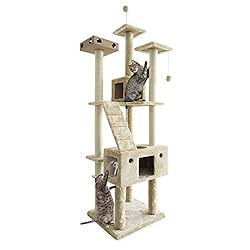 Furhaven Tiger Tough Cat Tree Double Decker