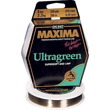 Maxima fishing line maxi spools, ultragreen, 20-pound/6…