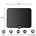 TV Antenna,by Ailun,Ultra Thin Indoor HDTV Antenna for High Reception,50 Mile Range with Detachable Amplifier Signal Booster for UHF VHF PowerSupply,16.4ft Coaxial Cable[Black]