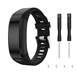 Junboer Compatible Vivosmart HR Bands, Sport Silicone Replacement Watch Bands Strap Accessories with Screwdriver for Vivosmart HR SmartWatch(NOT for Vivosmart HR+)