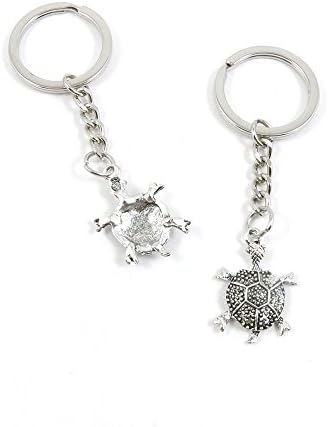 100 PCS Arts Crafts Fashion Jewelry Making Findings Key Ring Chains Tags Clasps Keyring Keychain D2GG2A Turtle Tortoise