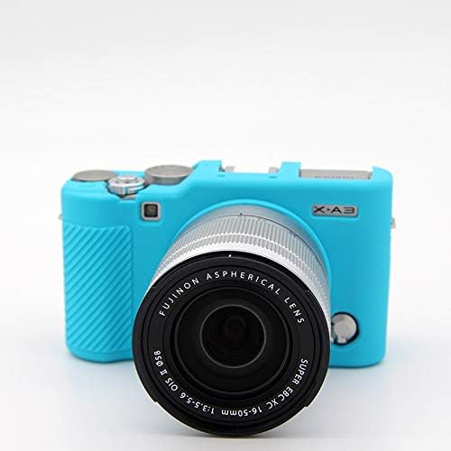 Fuji X-A3 Case, Zakao Soft Silicone Bag Lightweight Slim Skin Rubber Protective Digital Camera Case Cover for Fujifilm Fuji X-A3 XA3 X-A10 XA10 X-A5 XA5 (Blue)