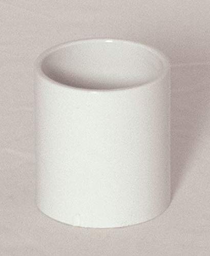 Solvent Weld White 50mm (56mm) Waste Pipe Coupling - Pack of 2
