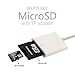 Fixget [Updated] SD Card Camera Reader, 2 in1 Android Micro USB Phone Connector Camera SD Card Reader Trail Camera Viewer/Trail Game Reader SD Card Camera Reader for iPhone ipad & Android Phone Tablet