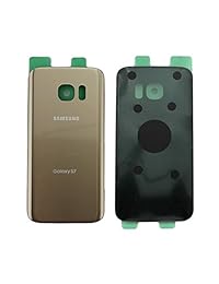OEM Original cubierta de vidrio batería puerta trasera de repuesto para Samsung Galaxy S7 G930 dos Logos, Dorado