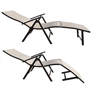 kozyard cozy aluminum beach yard pool folding reclining adjustable chaise lounge chair