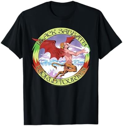 Amazon.com: Black Sabbath Official Vintage Negative T-Shirt 