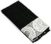 Avanti Linens 19334BLK Galaxy Fingertip Towel, Black