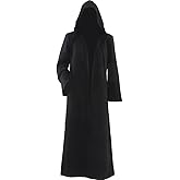Men's Cosplay Cloak Robe Costume Halloween Tunic Hooded Uniform