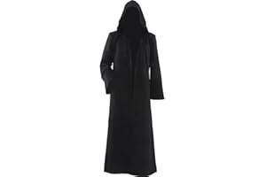 COSPLAYSKY Men's Cosplay Cloak Robe Costume Halloween Tunic Hooded Uniform