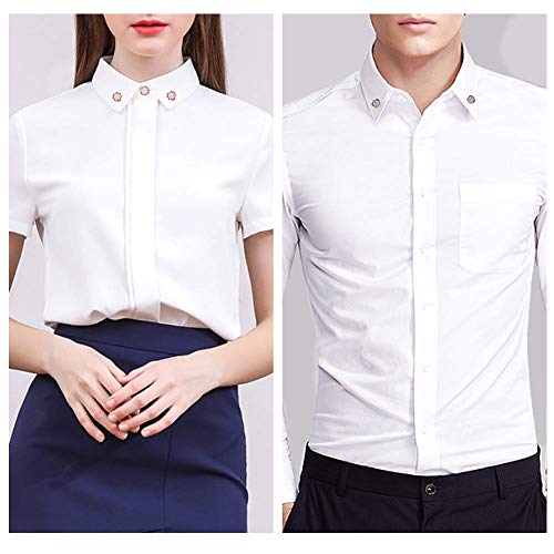 Joyci 10-Pack Women Shirt Brooch Buttons Lapel Pins Novelty Suit Vest Safety Buckle Metal Tie Tacks Pin Back Clutch (Jelly Color) - Thumbnail 3
