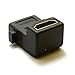 kenable HDMI Right Angle Panel Mount Coupler v1.4 3D Compatible Female Sockets