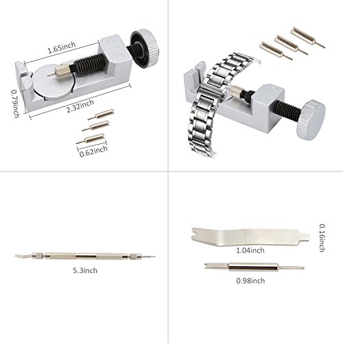 JDYYICZ 168 PCS Watch Repair Kit, Watch Battery Replacement Tool Kit