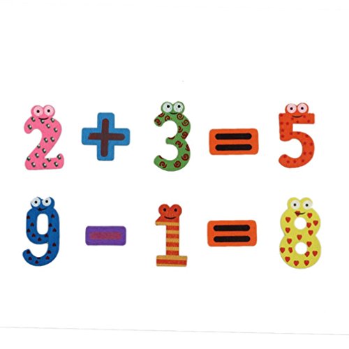 Lowprofile 15pcs Fridge Magnets Home Decor Early Learning Educational Toys Wooden Math