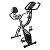 TOLEAD-Exercise-Folding-Bike-2-in-1-Magnetic-Upright-Recumbent-F-bike-with-Arm-Resistance-Bands-Heart-Monitor-and-Adjustable-Seat-Perfect-for-Home-WorkoutIndoor-Gym-BlackImproved-Version TOLEAD Magnetic Resistance Exercise Bike Upright Foldable Bikes with LCD Monitor Adjustable Seat Heart Rate Monitors…