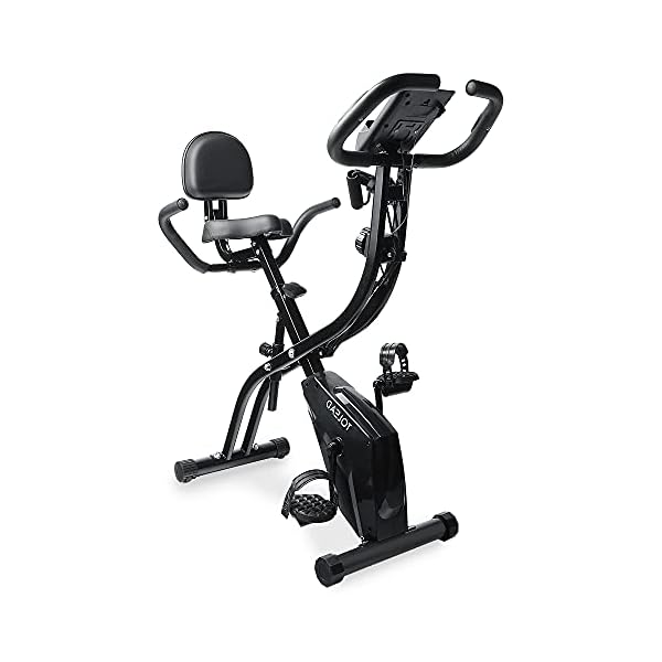 TOLEAD-Exercise-Folding-Bike-2-in-1-Magnetic-Upright-Recumbent-F-bike-with-Arm-Resistance-Bands-Heart-Monitor-and-Adjustable-Seat-Perfect-for-Home-WorkoutIndoor-Gym-BlackImproved-Version TOLEAD Magnetic Resistance Exercise Bike Upright Foldable Bikes with LCD Monitor Adjustable Seat Heart Rate Monitors…