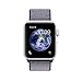 amBand Compatible for Apple Watch Sport Loop Band 42mm, Lightweight Breathable Nylon Replacement Band Compatible for Apple Watch Series 1, Series 2, Series 3, Sport, Edition-Midnight Blue