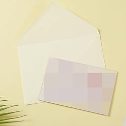 50 Pack A7 Colorful 5x7 Envelopes V Flap Invitation