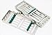 Detachable Sterilization Cassette with Buttons Green German Autoclavable 5 Slot Cynamed