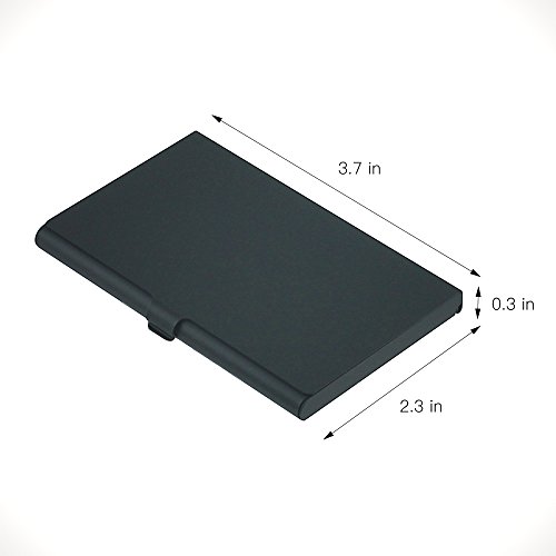 homEdge Super Light Aluminum Business Card Holder, Slim Professional 3