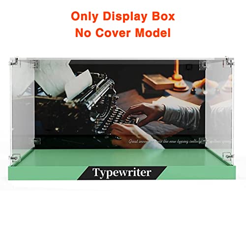 LMTIC Acrylic Display Case for Lego Ideas Typewriter 21327 Building Kit