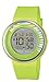 Casio Women's LDF30-3B Digital Lime Round Resin Strap Watch