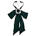 Lovelychica Bohemian Necklace Bowties Ladies Bow Tie Adjustable Neckwear Bowknot Chiffon Necklace Black Velvet False Collar Choker Wedding Party for Women Girls